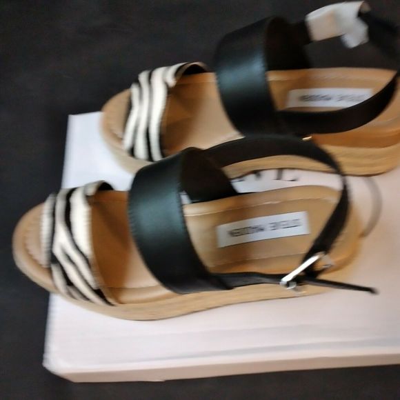 Steve Madden Fifer Snakeskin Print Platform Espadrille Wedge  Steve Madden Fifer Espadrille Zebra Print Platform Sandals